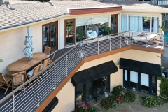 High-quality stainless rod deck railing