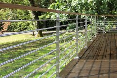 Long shot view of gorgeous Cascadia railing.