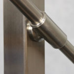 The Cascadia railing infill fitting is sleek and stylish.